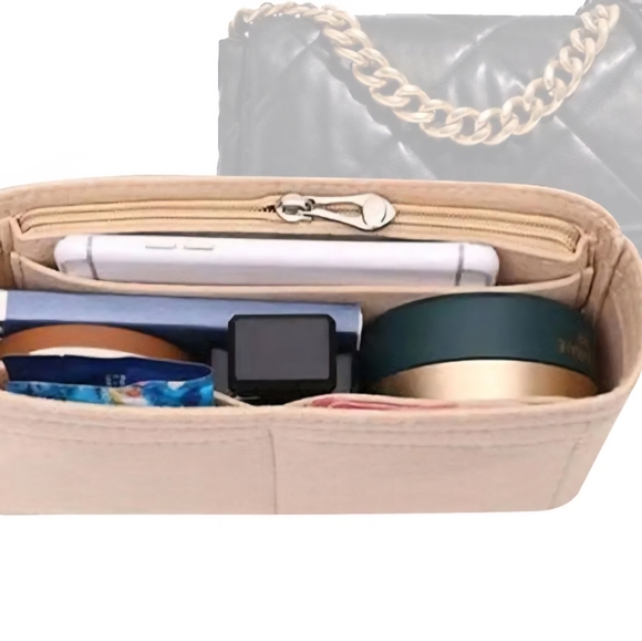 Chanel 19 Medium Camel Color bag -Like New! The Softest Leather! - Picture 9 of 16